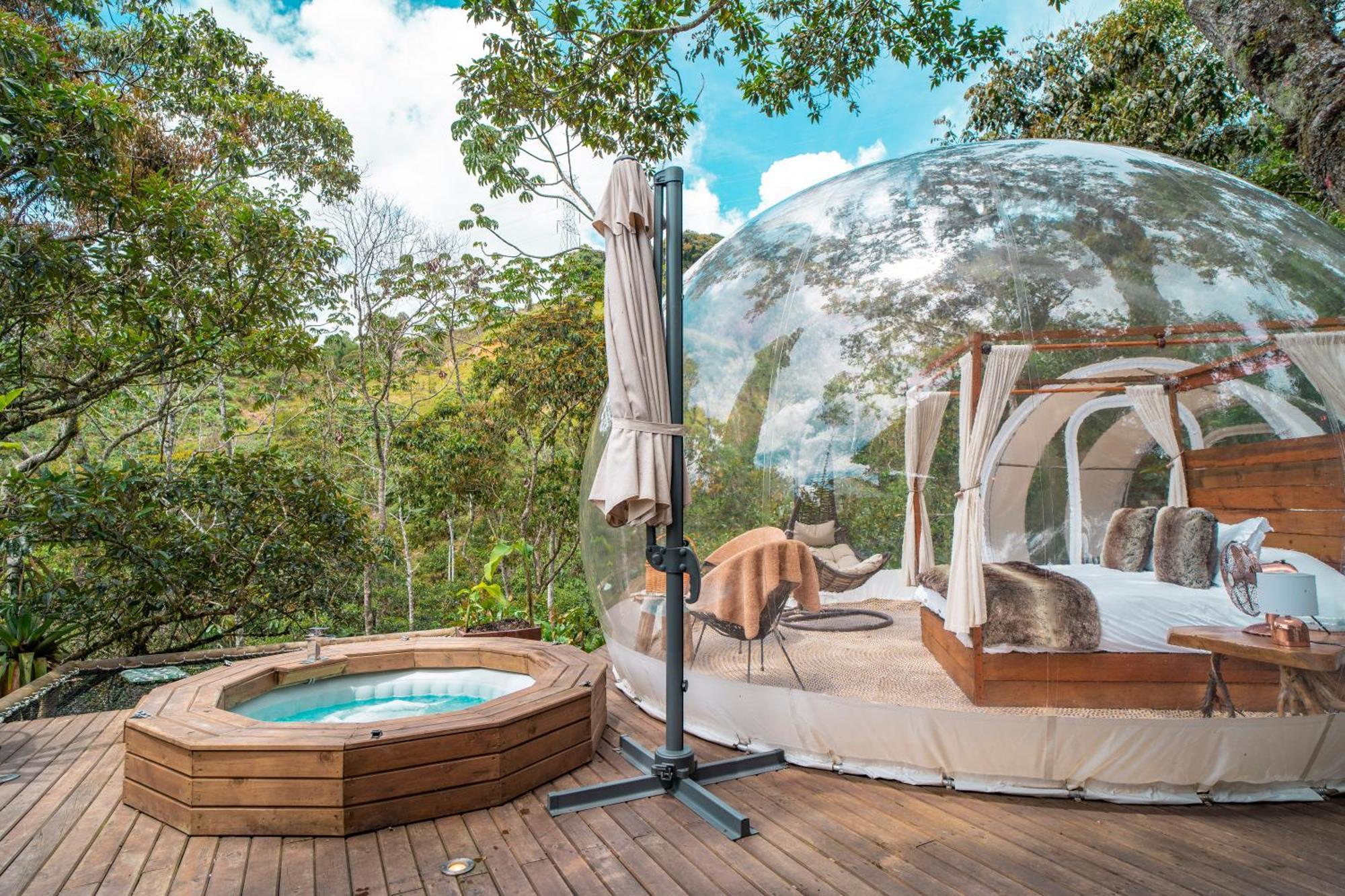Hotel Bubblesky Glamping 15 Min From Medellin Rionegro Exterior foto